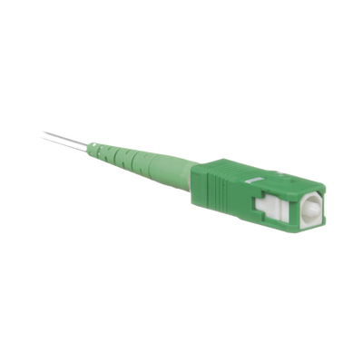 Conector de Fibra Óptica Tipo Splice-On, Monomodo SC/APC, Para Fibra de 250/900um, Color Verde