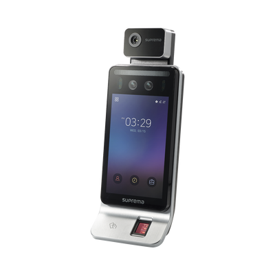 Lector de reconocimiento Facial/F2 /   de Huella / Notificación por Temperatura / con lector de RFID(125kHz EM & 13.56 Mhz MIFARE)  Compatible con BioStar2