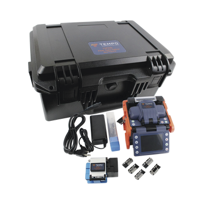 Fusionadora de Fibra Óptica de Alineación por Núcleo con 6 Motores con Perdida Típica (SM); 0.01 dB (MM); 0.04 dB) / Capacitación básica virtual gratuita