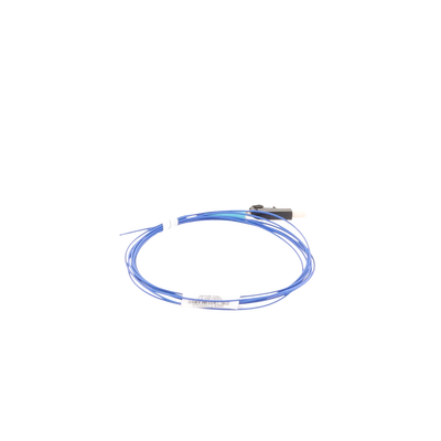 Pigtail de Fibra Óptica LC Simplex, Multimodo OM3 50/125, 900um, Color Aqua, 2 Metros