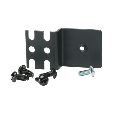 Soporte Para Canaleta Fiber-Duct™ 2x2 o 4x4, Para Instalación en Rieles de Rack de 2 o 4 Postes, Color Negro