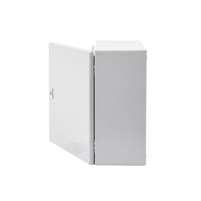 Gabinete de Acero, Nema 4 -IP 66 de 40 x 40 x 20 cm con Platina y certificado UL.