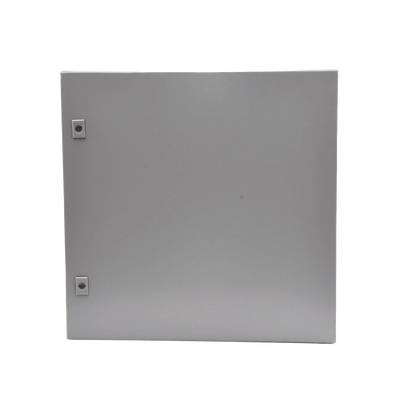 Gabinete de Acero, Nema 4 -IP 66 de 60 x 60 x 25 cm con Platina y certificado UL.