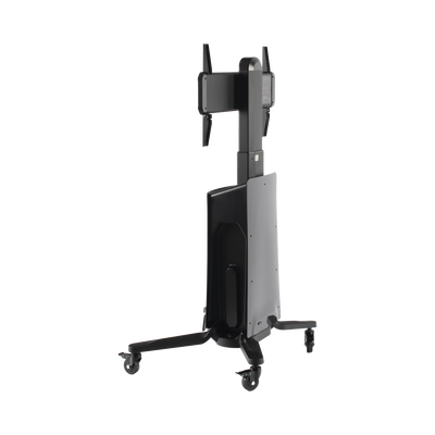 MONTAJE  DE PISO MOVIL PARA PANTALLAS 55-80IN  AJUSTABLE MOTORIZADO