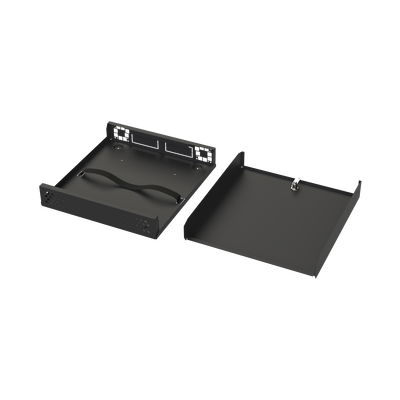 Gabinete Metálico de Seguridad para DVR/NVR, Ancho 396 mm x 78 mm de Alto x