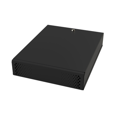 Gabinete Metálico para DVR/NVR. Tamaño Max. de DVR/NVR: 445 x 88 x 400mm (An.xAl.xProf.). Compatible con Fuente SLIM.