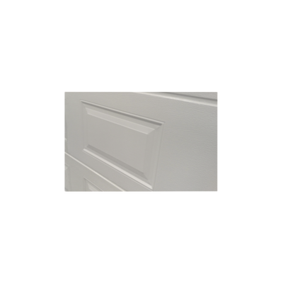 Puerta de Garage de alta calidad, Color blanco 10X8 pies,  AISLADA, Estilo Americana , CUADRO CORTO.