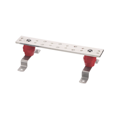 Barra de Puesta a Tierra para Telecomunicaciones (TGB), de 1/4 in x 2 in x 12 in