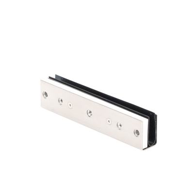 Montaje en "U" para Puertas de Vidrio /1/2" de Grosor/  Uso con chapas de 600 y 750 lbs / Ajuste por Opresores