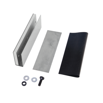 Montaje"U" para Puertas de Vidrio/ 1/2" de Grosor/Uso en chapa magnética de 600 y 1200 lbs/ Ajuste por Opresores