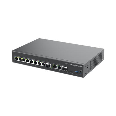 4 en 1: Firewall Nueva Generación, Router, PBX IP, Switch 10 Puertos Gigabit (4 PoE) + 2 Puertos SFP 2.5 Gigabit