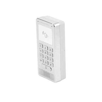 Audioportero IP (SIP), Antivandálico, apertura por código, llamada y/o tarjeta, teclado iluminado