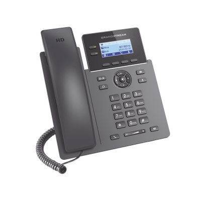 Teléfono IP Grado Operador, 2 líneas SIP con 4 cuentas, codec Opus, IPV4/IPV6 con gestión en la nube GDMS