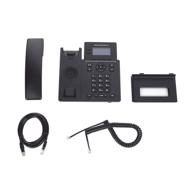 Teléfono IP Grado Operador, 2 líneas SIP con 4 cuentas, PoE, codec Opus, IPV4/IPV6 con gestión en la nube GDMS