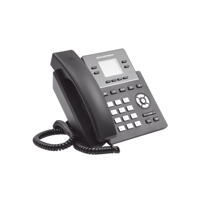 Teléfono IP Grado Operador, 4 líneas SIP con 2 cuentas, pantalla a color 2.4", PoE, codec Opus, IPV4/IPV6 con gestión en la nube GDMS