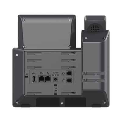 Teléfono IP Wi-Fi, Grado Operador, 8 líneas SIP con 4 cuentas, pantalla a color 2.8", puertos Gigabit, Bluetooth, PoE, codec Opus, IPV4/IPV6 con gestión en la nube GDMS