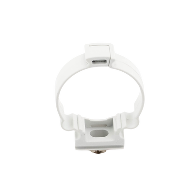 Soporte de collar (Abrazadera), PVC Auto-extinguible, cerrado para tubería de 40 mm