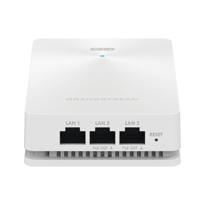 Punto de acceso Wi-Fi 6 802.11ax de pared, tecnología MU-MIMO 2x2:2 de doble banda, 4 puertos Gigabit alámbricos