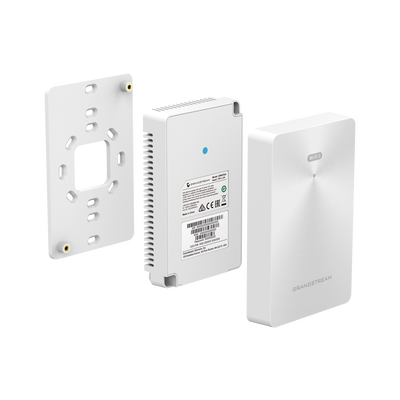 Punto de acceso Wi-Fi 6 802.11ax de pared, tecnología MU-MIMO 2x2:2 de doble banda, 4 puertos Gigabit alámbricos