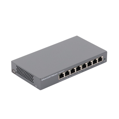 Switch PoE+ Gigabit No Administrable / 8 puertos 10/100/1000 Mbps / 4 puertos PoE+ /  hasta 60W