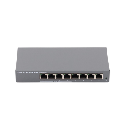 Switch PoE+ Gigabit No Administrable / 8 puertos 10/100/1000 Mbps / 4 puertos PoE+ /  hasta 60W