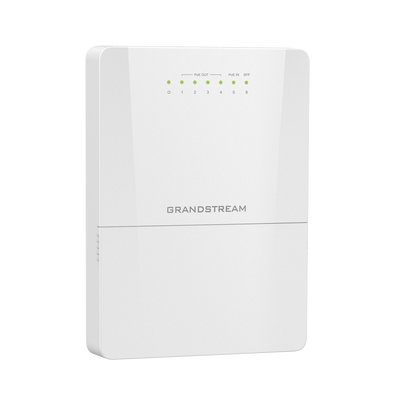 Switch PoE Lite administrable para exteriores de 6 puertos (5GE+1SFP) / Clasificación IP66 a prueba de polvo y agua
