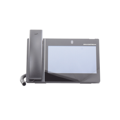 Teléfono IP Android 11, 16 líneas SIP con 16 cuentas, pantalla táctil  8", puertos Gigabit, Wi-Fi, Bluetooth, PoE, codec Opus, IPV4/IPV6 con gestión en la nube GDMS