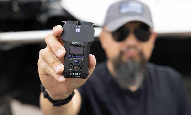 ZOOM H1-XLR Grabadora Portátil de Audio 32-bit Float con Entradas Combo XLR/TRS | Interfaz de Audio USB-C para Podcast y Video, Pantalla OLED y Grabación sin Distorsión | Soporta SD de 1TB, Alimentación Phantom y Audio de Alta Resolución Pro ZH1XLR