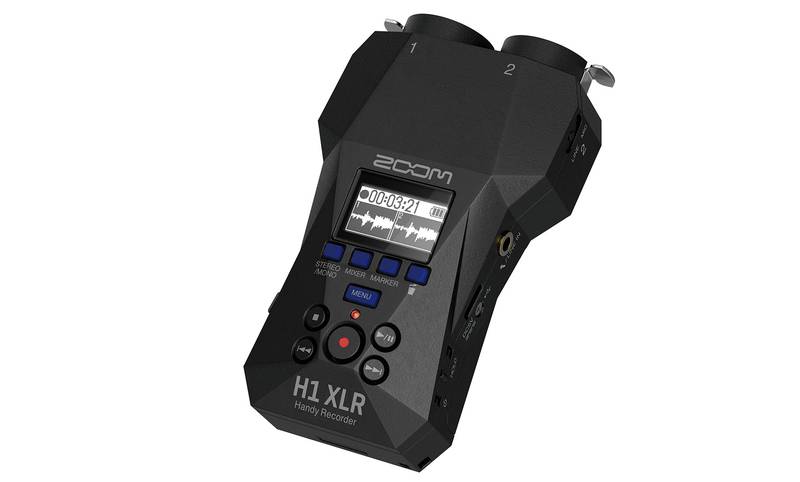 ZOOM H1-XLR Grabadora Portátil de Audio 32-bit Float con Entradas Combo XLR/TRS | Interfaz de Audio USB-C para Podcast y Video, Pantalla OLED y Grabación sin Distorsión | Soporta SD de 1TB, Alimentación Phantom y Audio de Alta Resolución Pro ZH1XLR