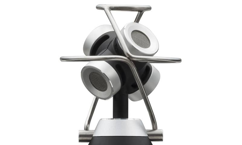 ZOOM H3-VR Grabadora de Audio 360° Ambisonic VR con 4 Micrófonos Integrados | Interfaz de Audio USB 24-bit/96kHz para Realidad Virtual y Audio Espacial | Modos Binaural y Estéreo, Soporta MicroSD 512GB | Grabación Envolvente de Esfera Completa Pro