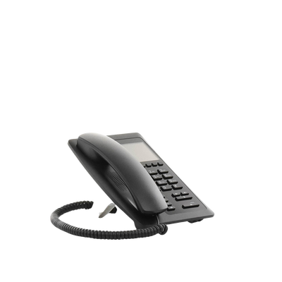 (H5W Color Negro)Teléfono IP WiFi para Hotelería, profesional de gama alta con pantalla LCD de 3.5 pulgadas a color, 6 teclas programables para servicio rápido (Hotline) PoE