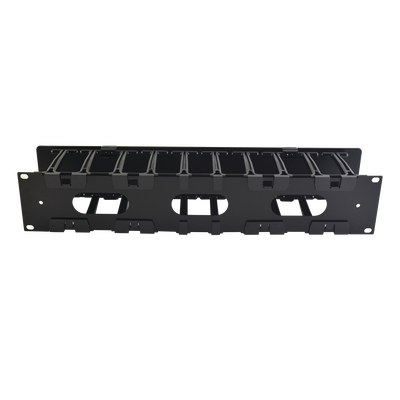 Organizador de Cable Horizontal RouteIT, Sencillo, Para Rack de 19in, 4in de profundidad, 2UR