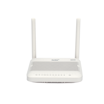 ONU GPON WiFi 6, (2.4/5 GHz), 2 Antenas de 5 dBi, Compatible con OLT de Terceros, 4 puertos Gigabit + 1 POTS + 2 USB, conector SC/UPC