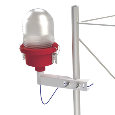 Herraje para Lámpara de Obstrucción LED Modelo EI-LBIB/OL1-VLED2- IR/ OL2-VLED2-IR