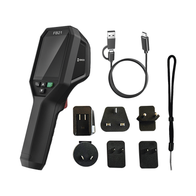 FB21 - Cámara Termográfica Profesional para Bomberos/ Lente Térmico 3.6 mm (256 × 192) / Lente Optico 2 Megapixel / WiFi / IP65 / Hasta 6 Horas de Funcionamiento Continuo