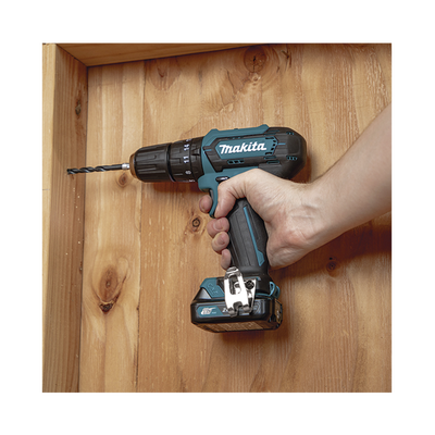 Taladro Combinado de 12Vcc, con tecnología CXT, (Incluye 2 Baterías y Cargador Rápido, Maletín plástico).