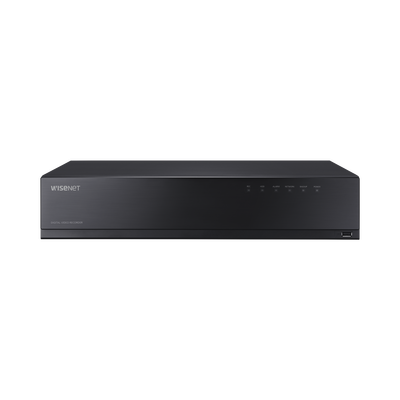 DVR 16 Canales Analogicos + 2 canales IP hasta 8 MP / 24 TB incluidos / 4 Tecnologías (AHD, TVI, CVI, CVBS) / Hasta 8 HDDs / Entradas y Salidas de Audio y Alarma