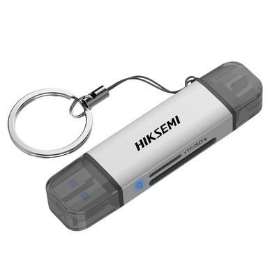 Lector de Tarjetas 2 en 1 / Conector Dual USB-A  y USB-C / Soporta SD y Micro SD