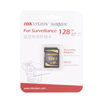 Memoria SD Clase 10 de 128 GB / Especializada Para Videovigilancia