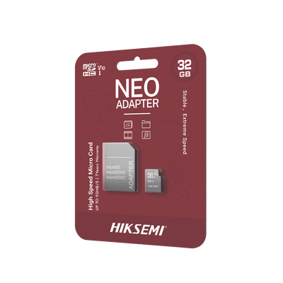 Memoria microSD con Adaptador Ideal para Celular o Tablet / 32 GB / Multipropósito / Clase 10 / 92 MB/s Lectura / 50 MB/s Escritura