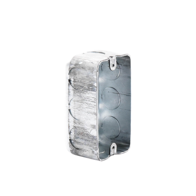 Caja (Chalupa) 4x2"/ Profundidad 1-7/8"/ 10 Entradas de 1/2"/ Troquelada.