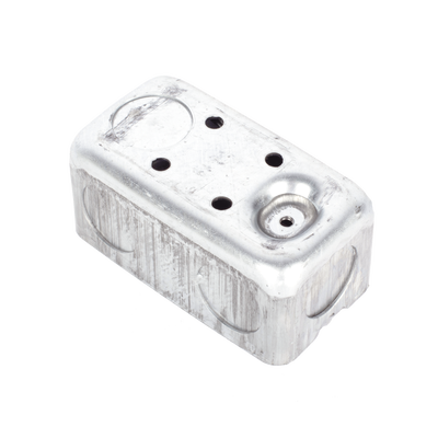 Caja (Chalupa) 4x2" / Profundidad 1-7/8" / 7 Entradas de 3/4" / Troquelada.