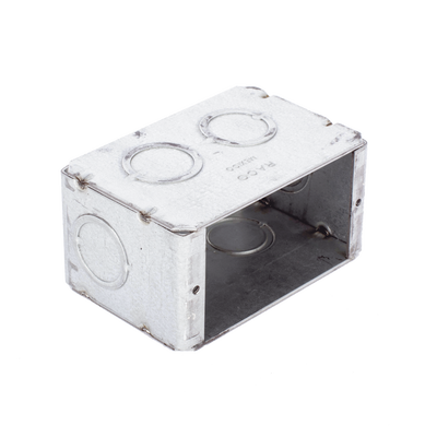 Caja (Chalupa )  Multigang de 1 Gang/ Profundidad de  2-1/2"/ 8 TKO (1/2" y 3/4").