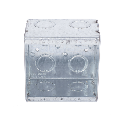 Caja Multigang de 2 Gangs/ Profundidad de 2-1/2"/ 12 Entradas de 1/2" - 3/4".