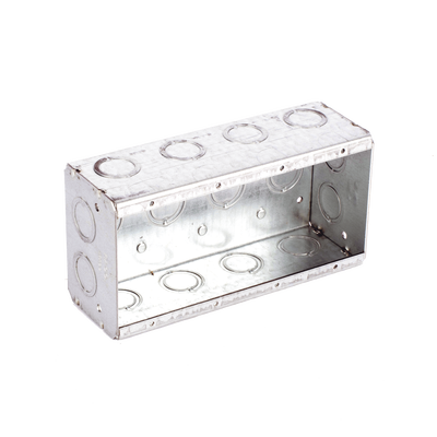 Caja Multigang de 4 Gangs,/ Profundidad de 2-1/2"/ 20 TKO (1/2"- 3/4").