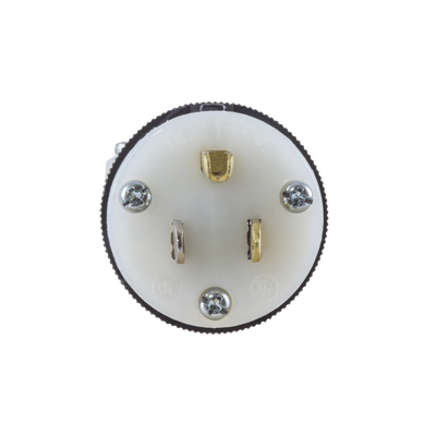 Clavija Entrada Recta/ 15A 125V/ 2 Polos 3 Hilos/ Nema 5-15P/ Grado Industrial- Comercial.