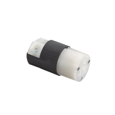Conector Entrada Recta/ 15A 125V/ 2 Polos 3 Hilos/ Nema 5-15R/ Grado Industrial- Comercial.