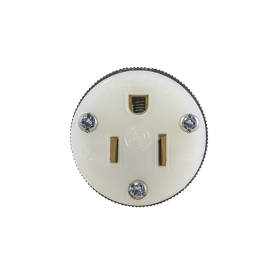 Conector Entrada Recta/ 15A 125V/ 2 Polos 3 Hilos/ Nema 5-15R/ Grado Industrial- Comercial.