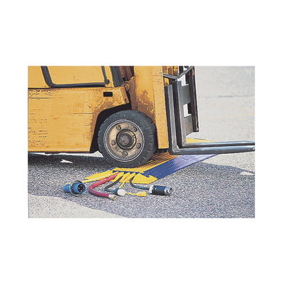 Protector para cables de 5 canales Truk Trak / Dimensiones 914 x 508 x 58.6 mm / Color Azul y Amarillo.