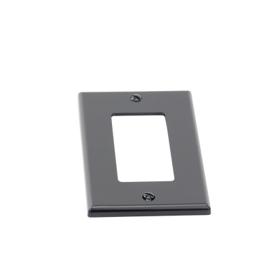 Tapa para Contacto Dúplex Color Negro.